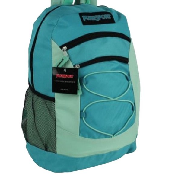 PureSport 18" Bungee kids Backpack Teal - 102-18BUNGEE Retail $39.95 - Picture 1 of 2